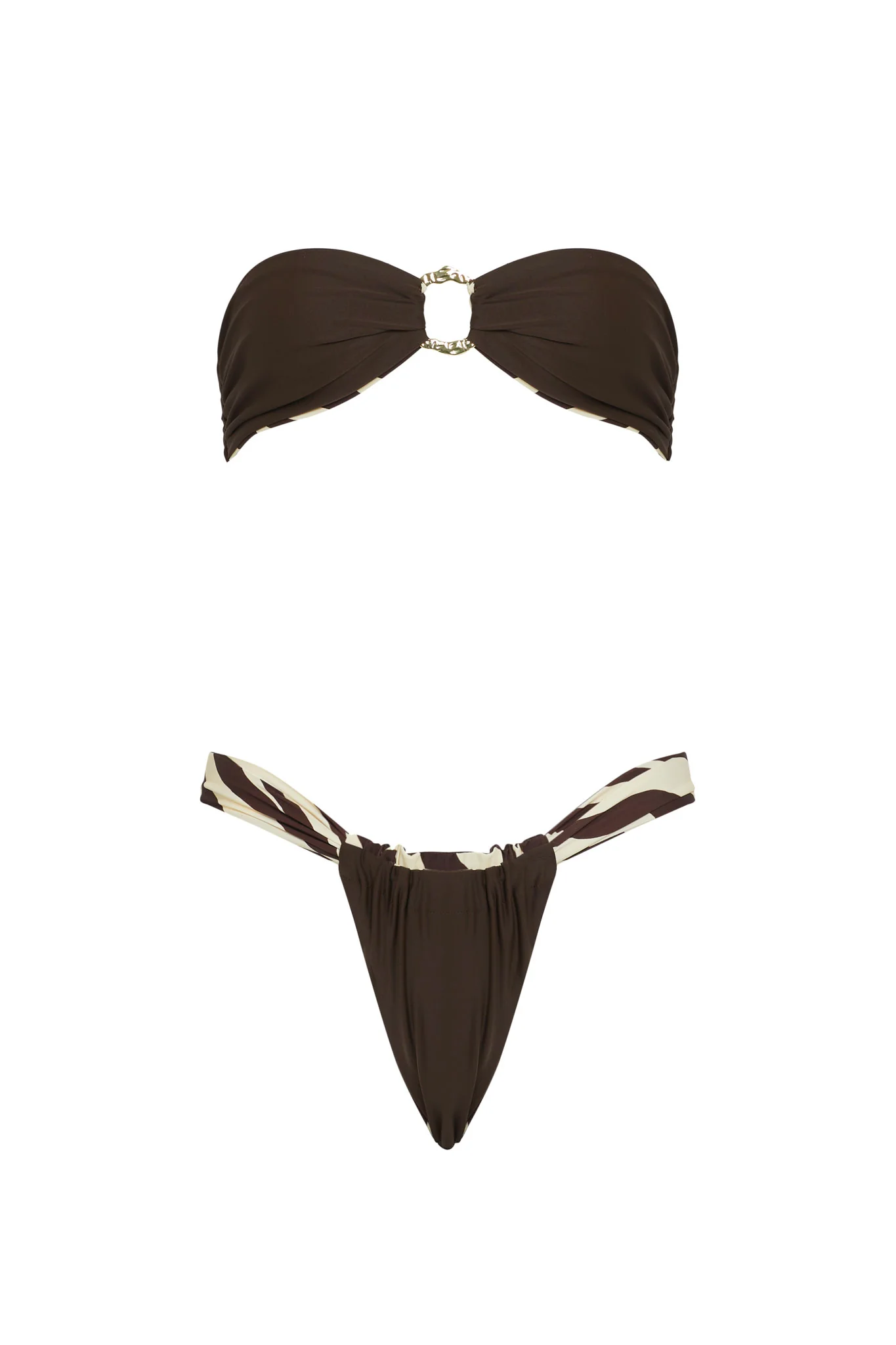 VDM The Label Bailey Zebra Reversible Bandeau - Sonourner