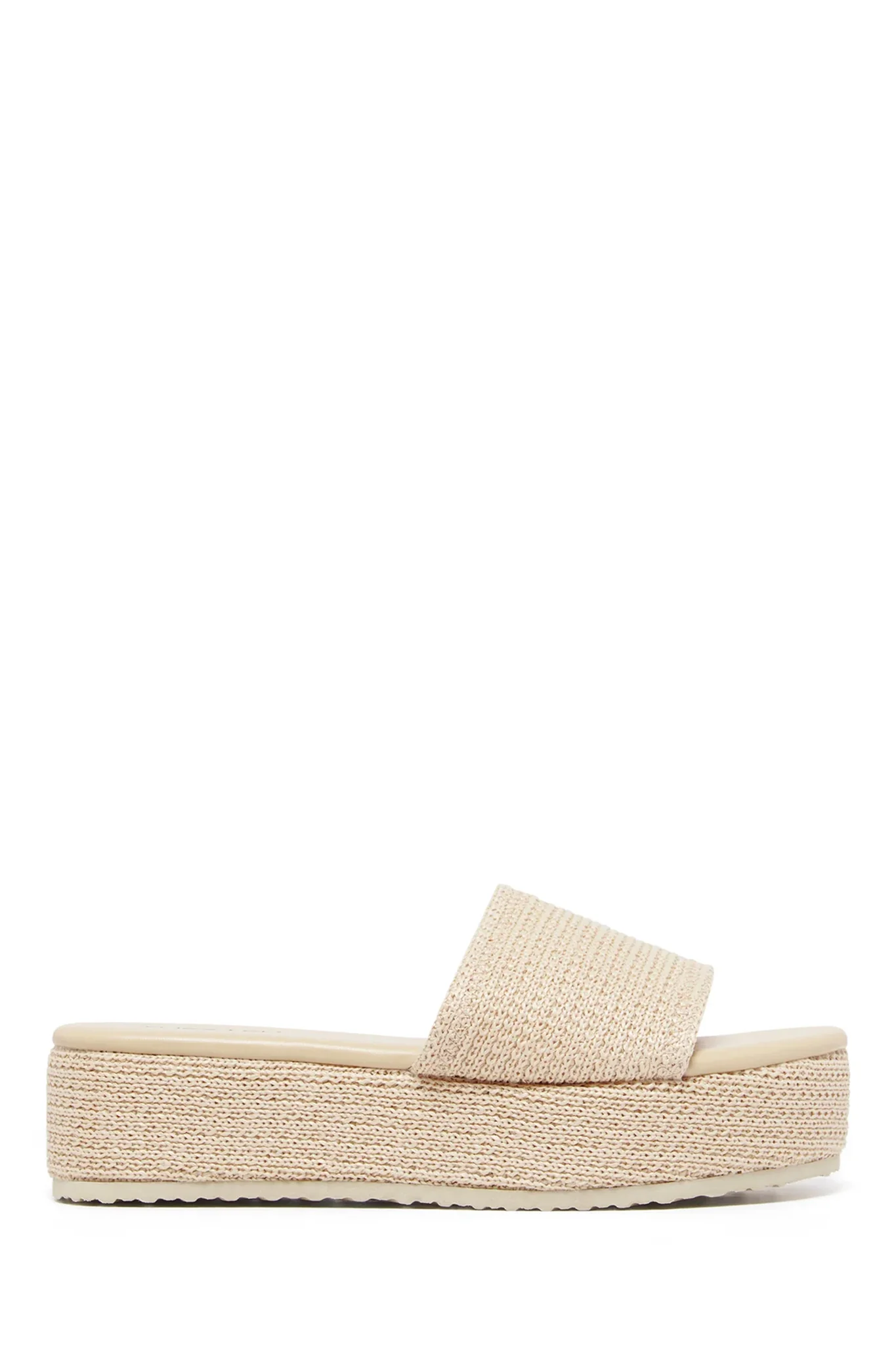 THERAPY Avery Flatform Sandal Raffia Natural - Sonourner