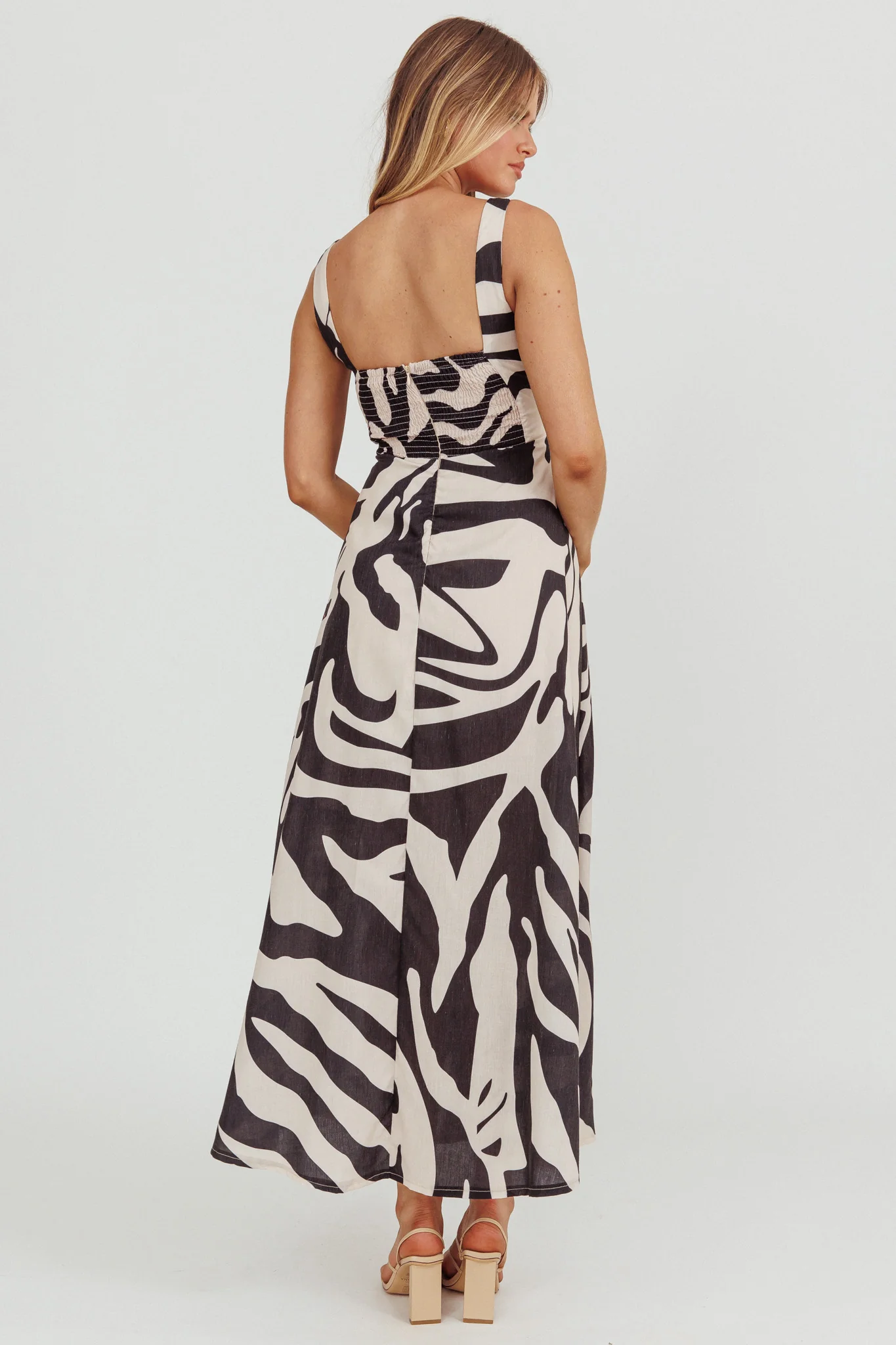 Colette A-Line Maxi Dress Black - Sonourner