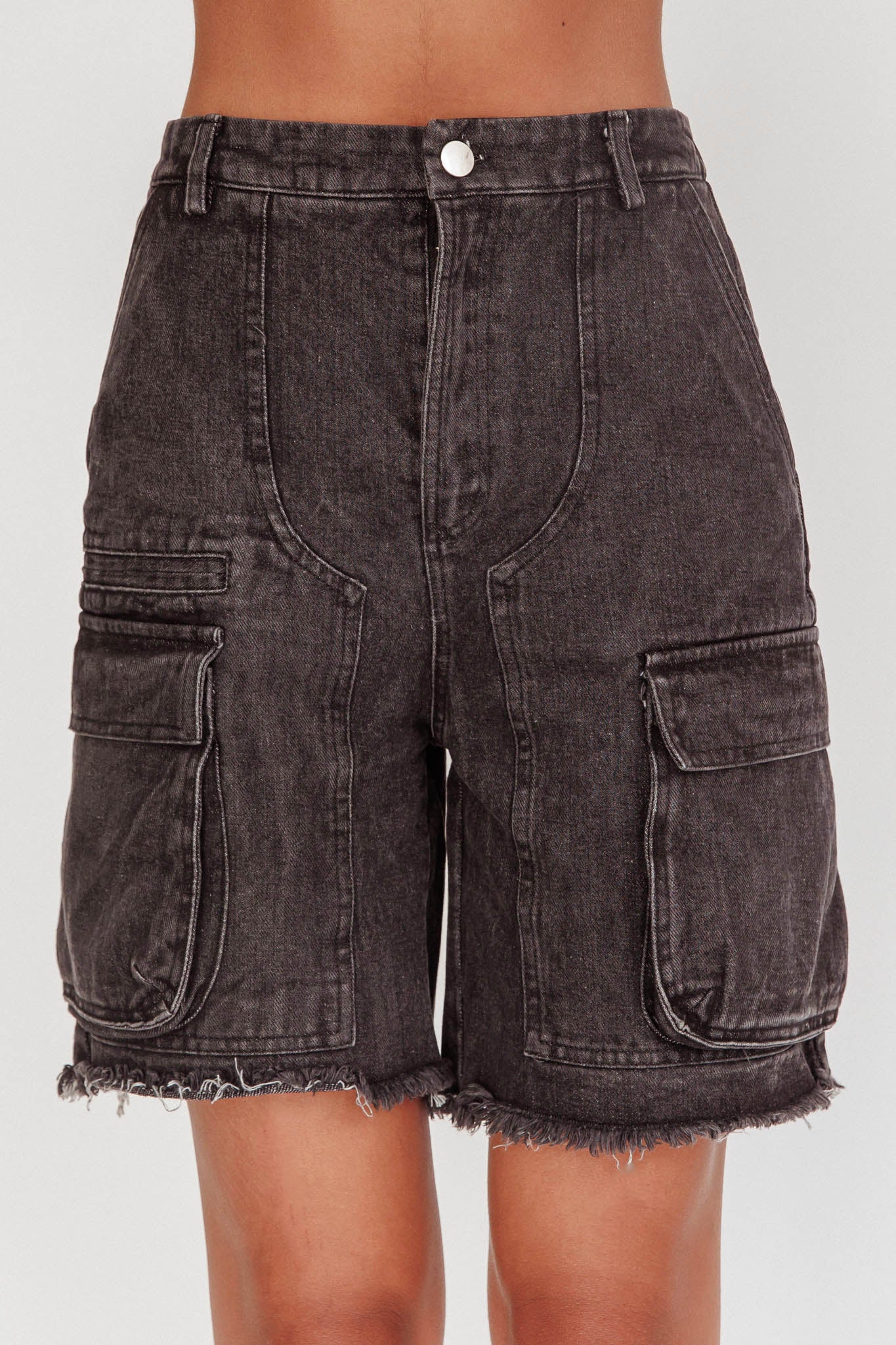 Tardy Cargo Short Jorts Black - Sonourner