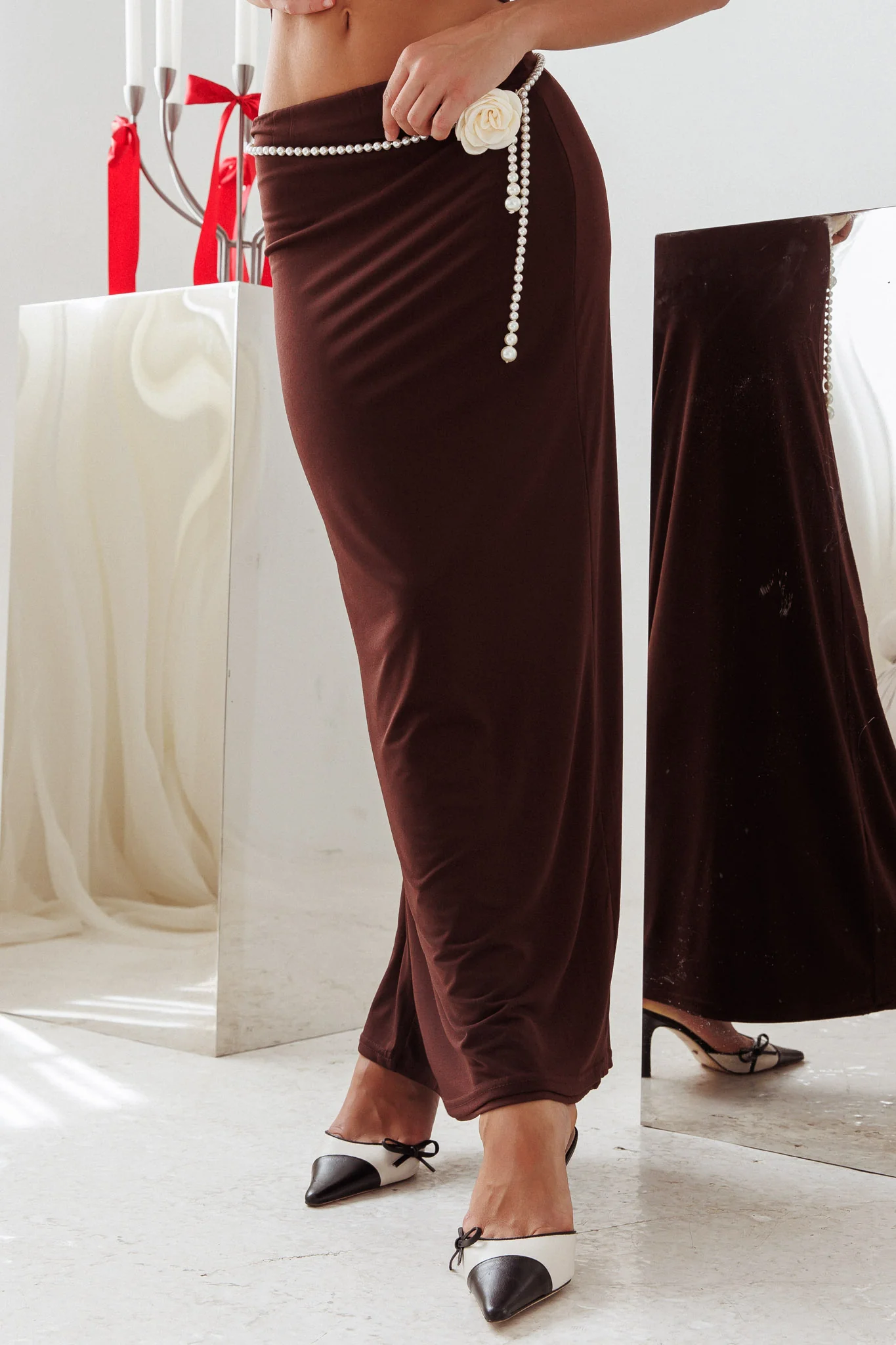 Palos Verdes Skirt Chocolate - Sonourner
