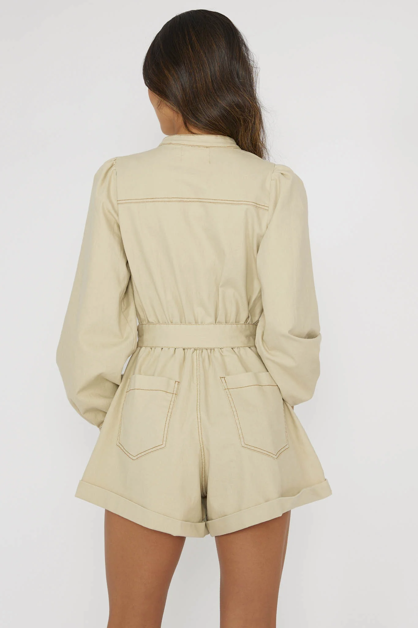 Real World Zip Front Romper Butter - Sonourner