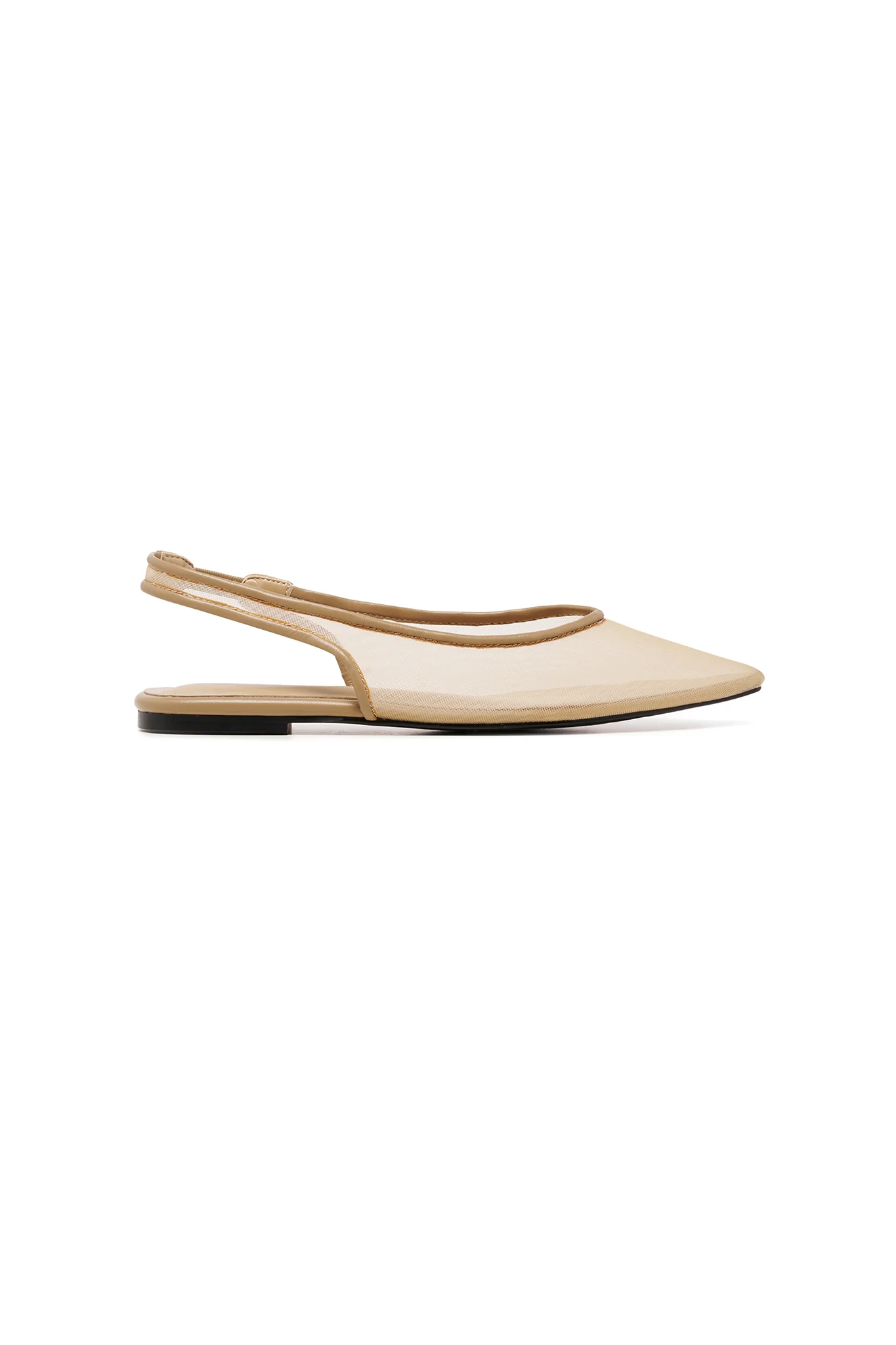 THERAPY Lazer Nude Patent Ballet Flat - Sonourner