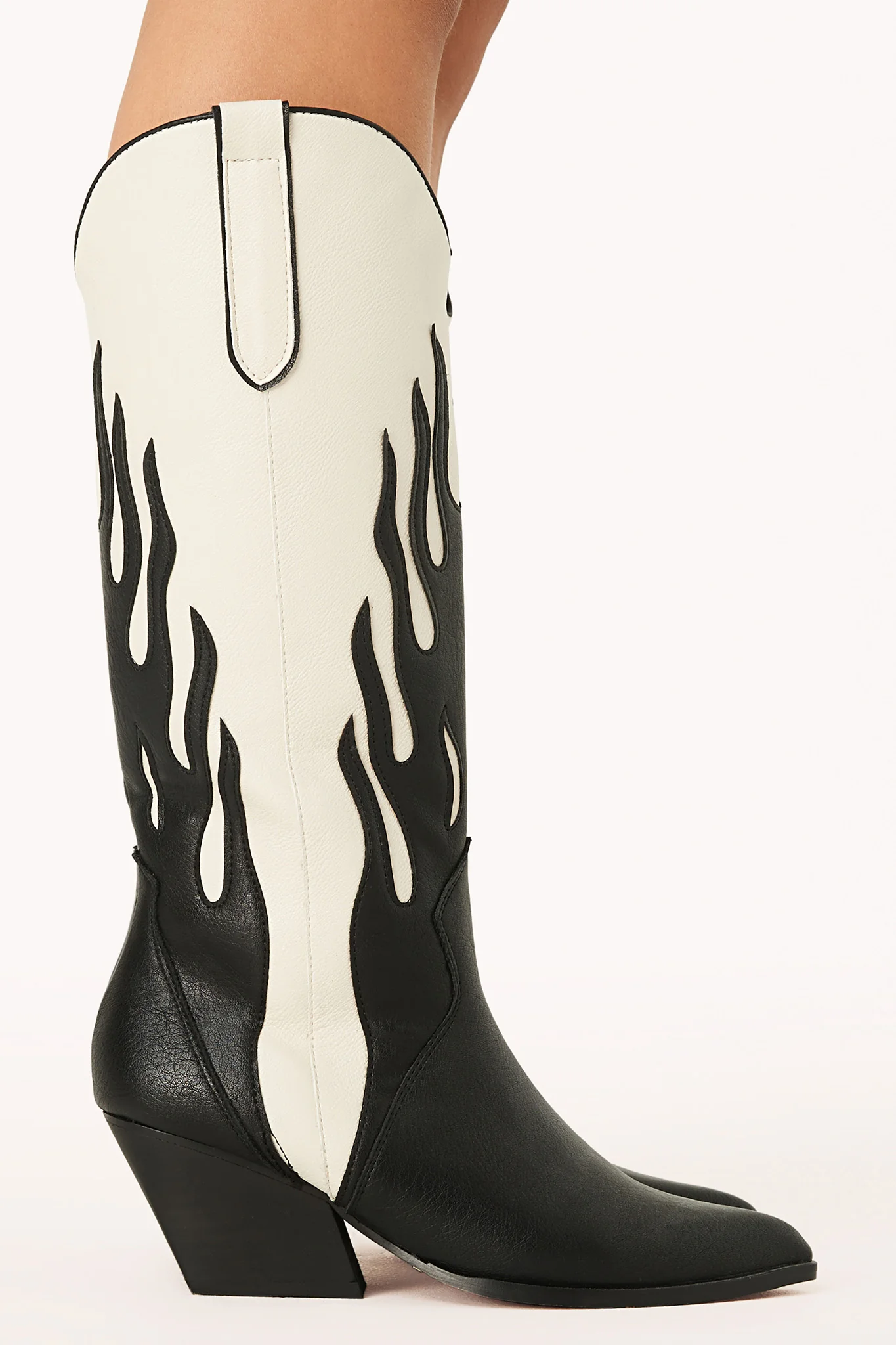 BiLLiNi Zarina Western Boots Black/Ivory - Sonourner