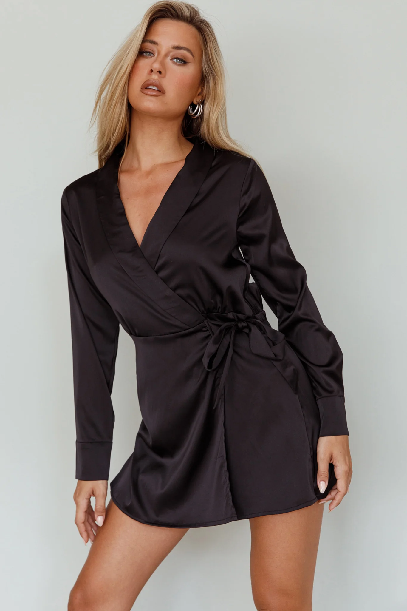Turning Heads Side Tie Romper Black - Sonourner