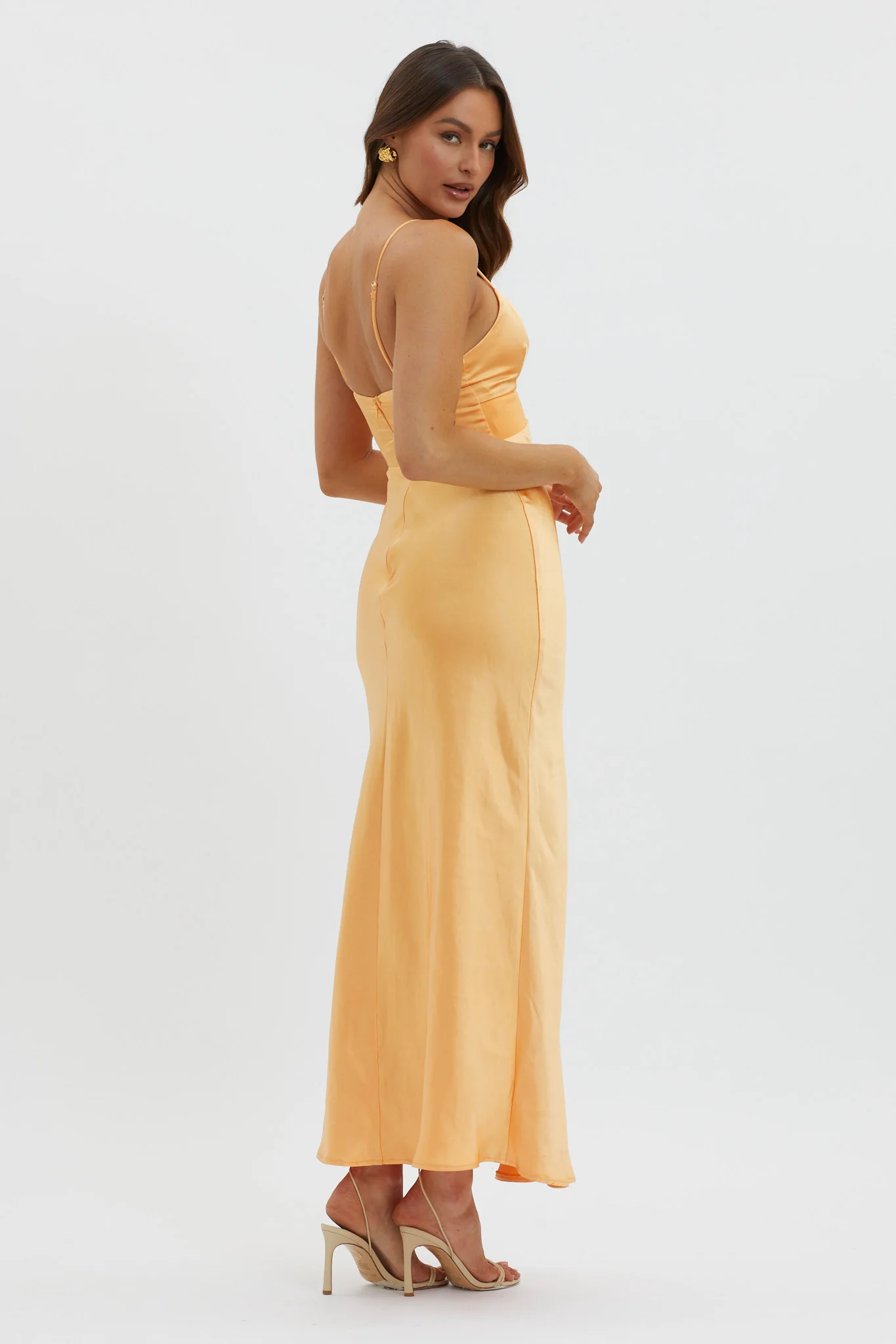 Eternal Sun Keyhole Bust Maxi Dress Mango - Sonourner