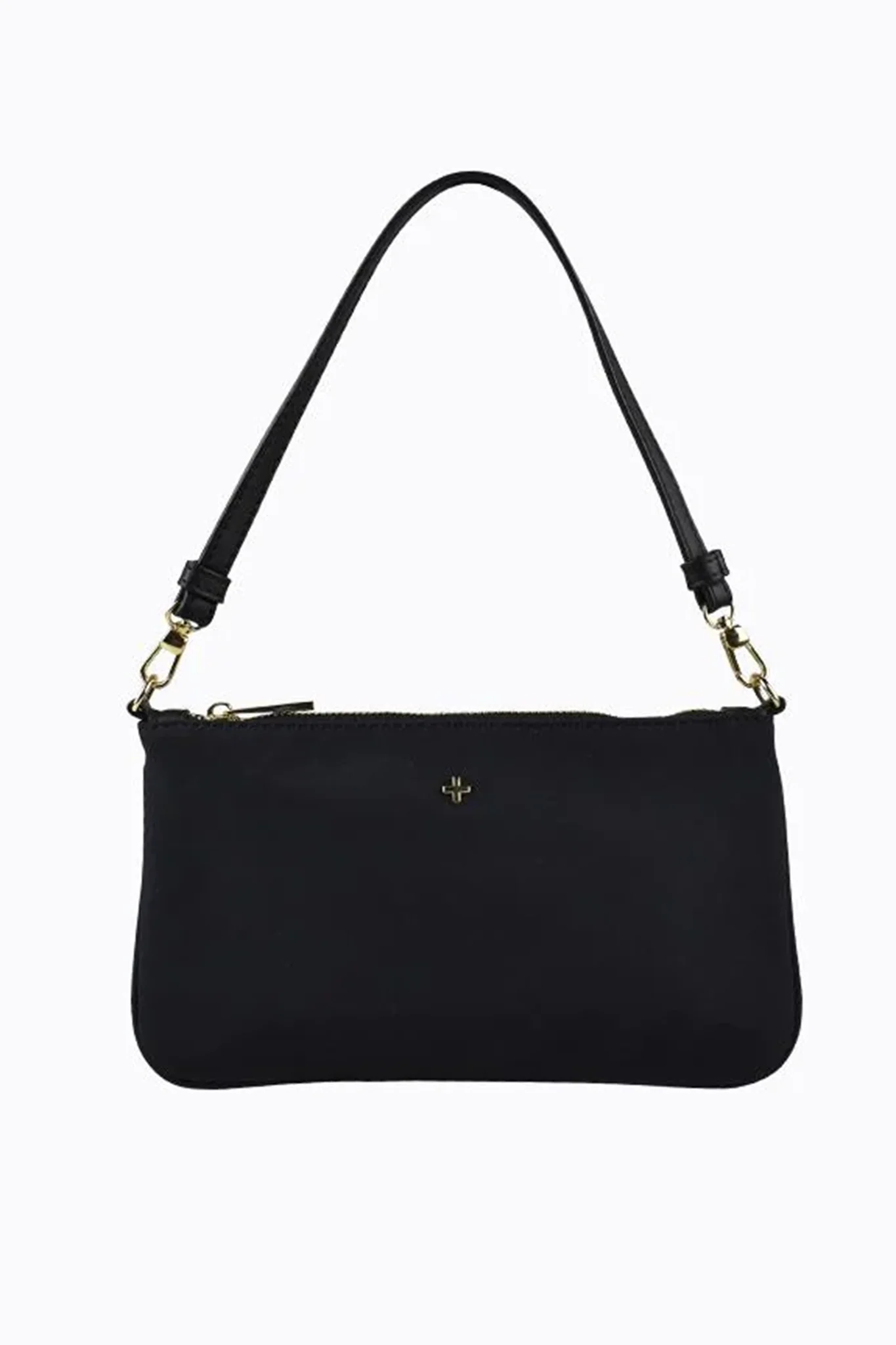 Peta And Jain Layla Mini Flat Shoulder Bag Black - Sonourner