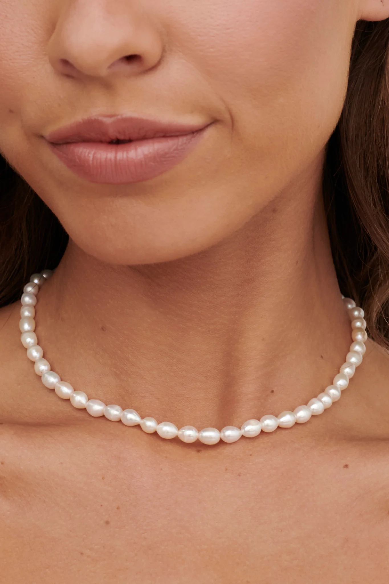 Bonita Pearl Strand Necklace Gold - Sonourner