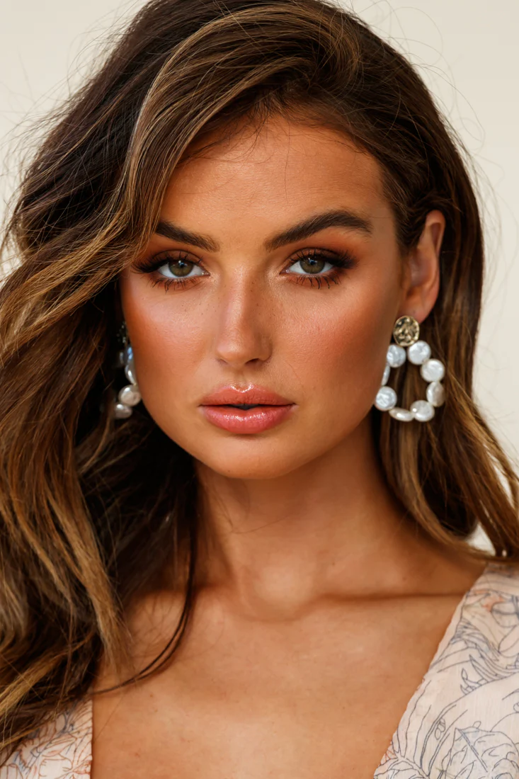 Cleo Circular Pearl Earrings - Sonourner