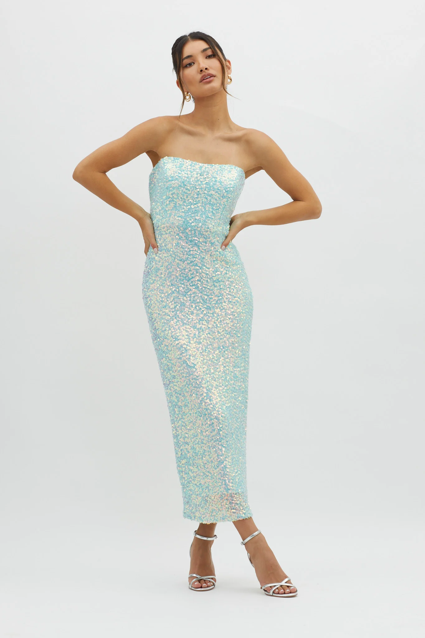 C'est Moi Sequin Laced Back Blue - Sonourner