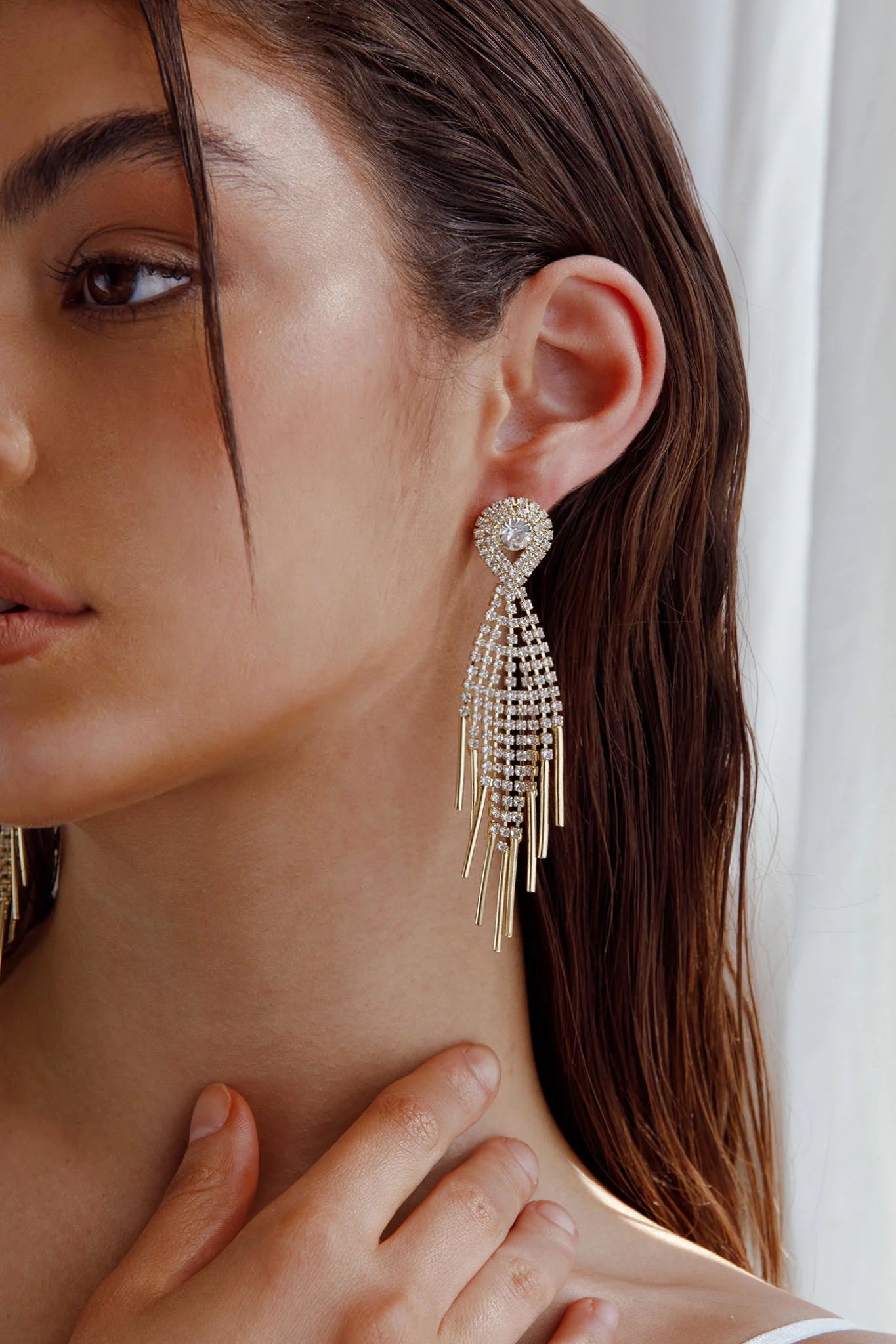 Ambrosia Tassel Earrings Gold - Sonourner