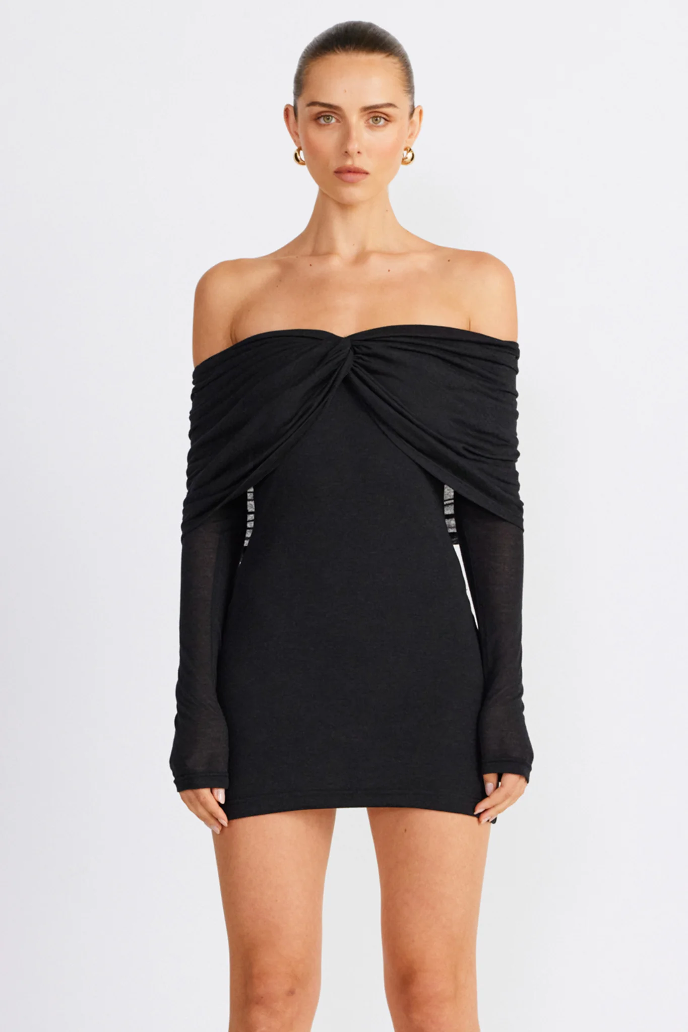 SNDYS Madrid Mini Dress Black - Sonourner