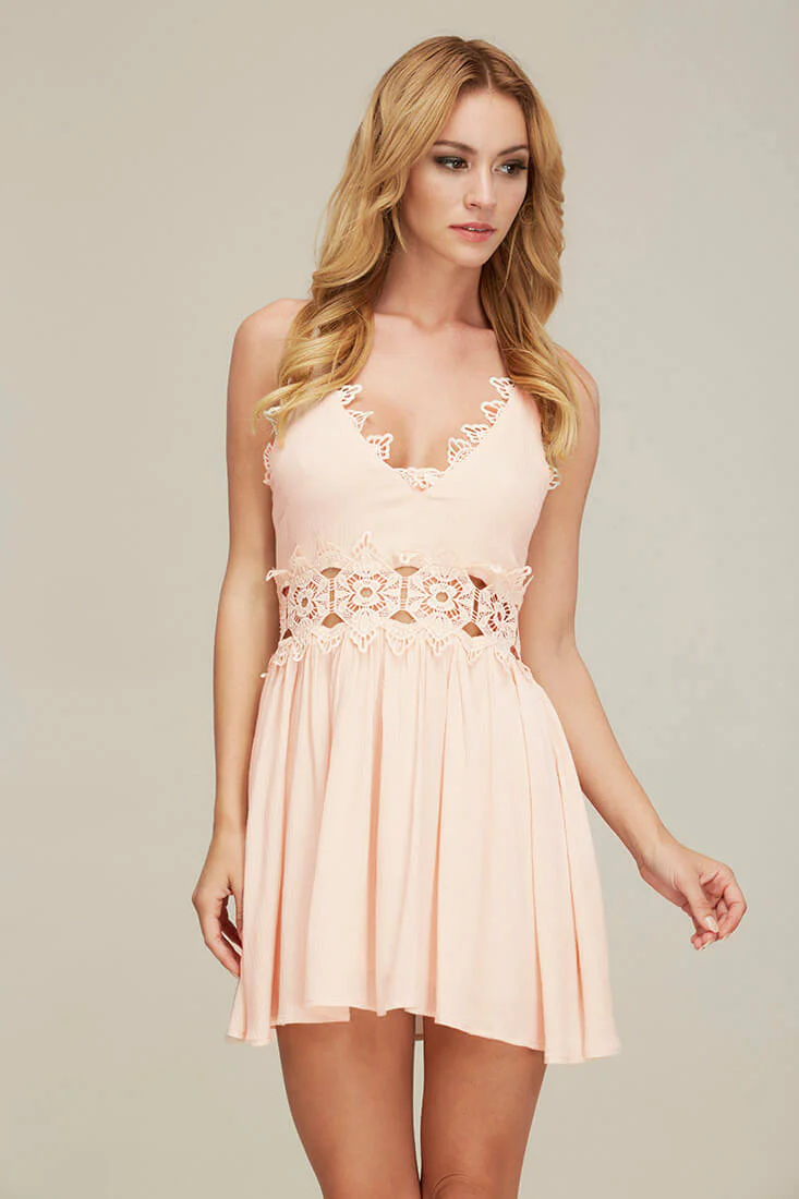 Dreamer Casual Mini Dress Pink - Sonourner